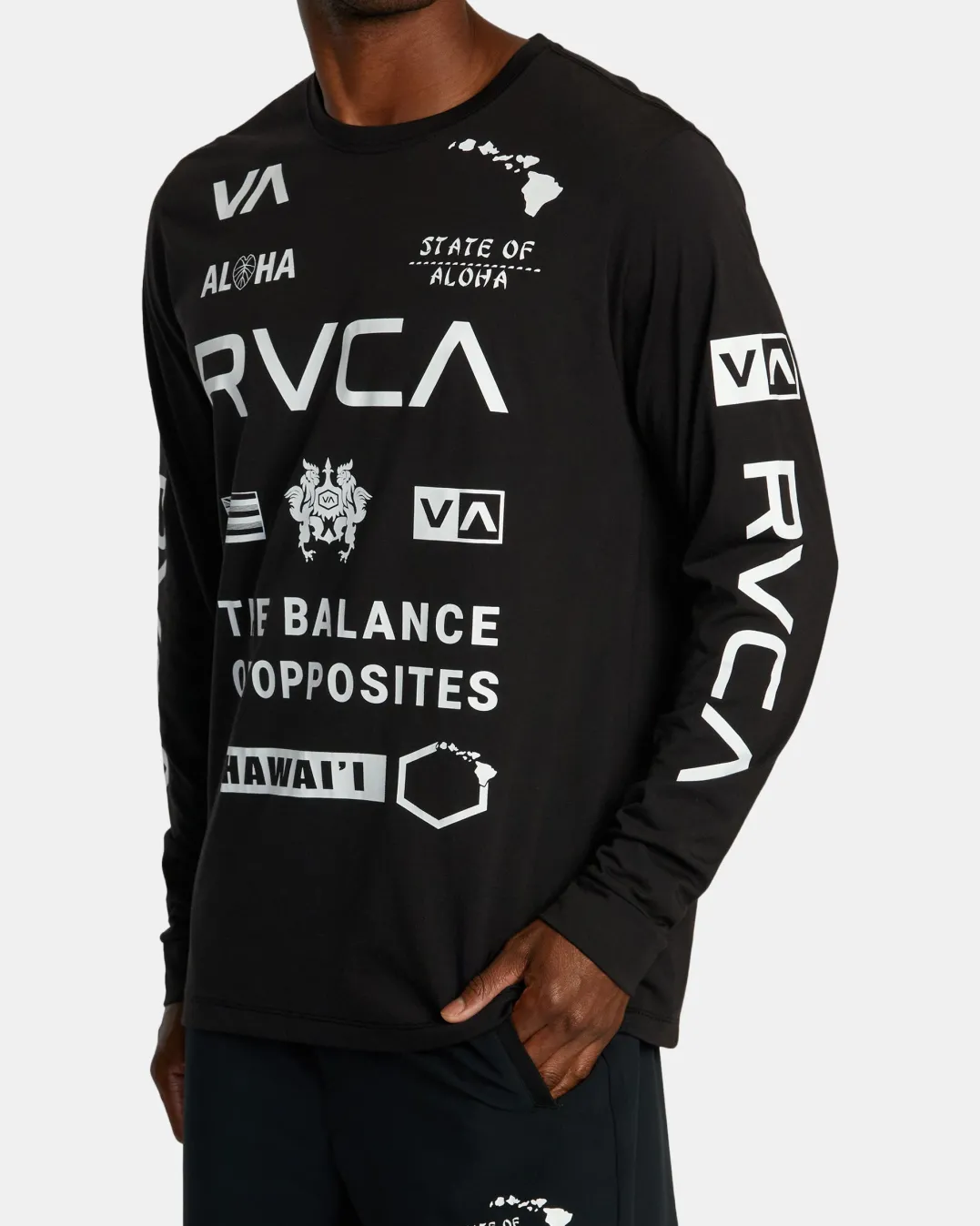 HAWAII ALL BRAND SPORT TECH LONG SLEEVE TEE