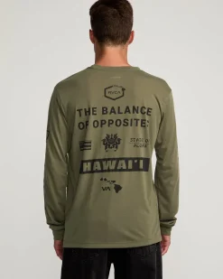 HAWAII ALL BRAND SPORT TECH LONG SLEEVE TEE