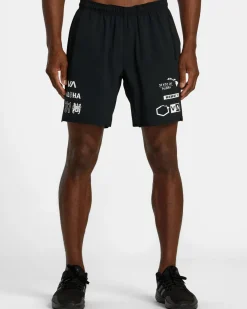 HAWAII ALL BRAND YOGGER STRETCH 17" SHORTS