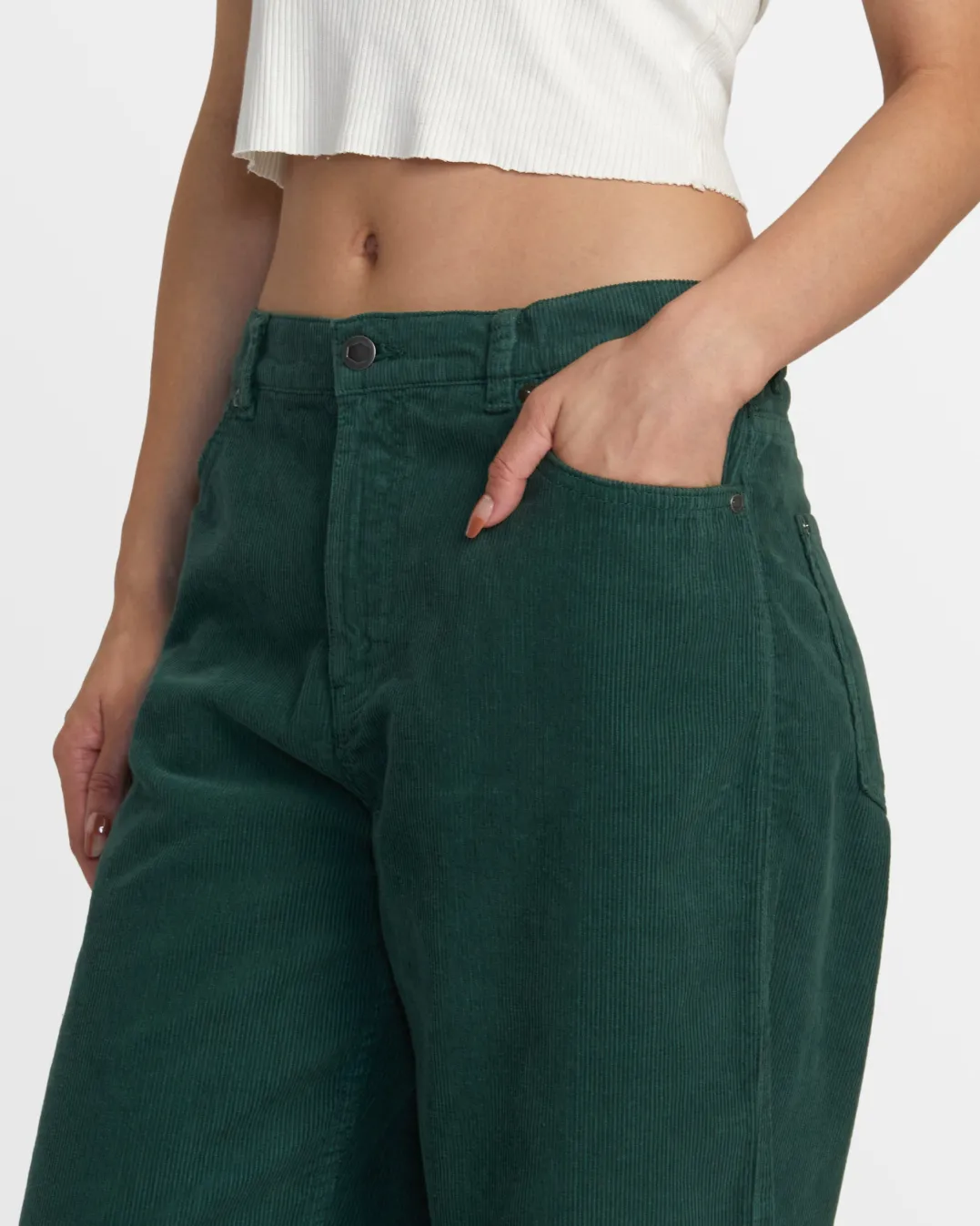 HERITAGE CORDUROY WIDE LEG PANTS