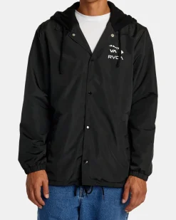 ISLAND HEX HOODED COACHES JACKET