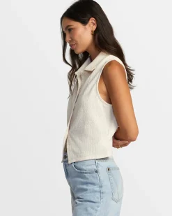 KLEIN BUTTONED TANK TOP
