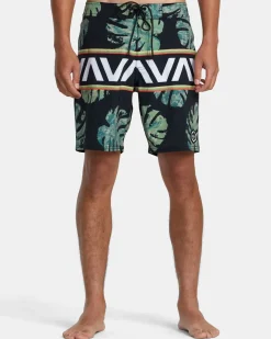 OBLOW HAWAII BANDED BOARDSHORTS 18''