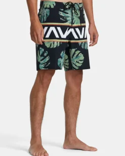 OBLOW HAWAII BANDED BOARDSHORTS 18''