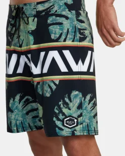OBLOW HAWAII BANDED BOARDSHORTS 18''