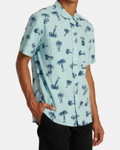 POMMIER PALMS SHORT SLEEVE SHIRT