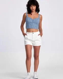 PORTIA DENIM CROP TOP