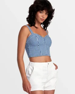 PORTIA DENIM CROP TOP