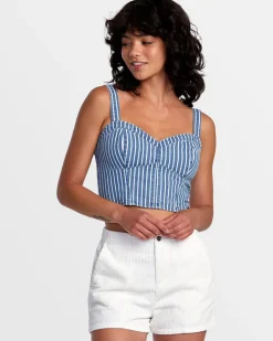 PORTIA DENIM CROP TOP