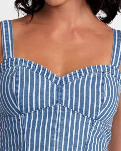 PORTIA DENIM CROP TOP