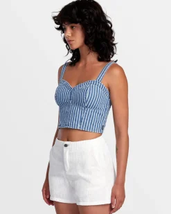 PORTIA DENIM CROP TOP
