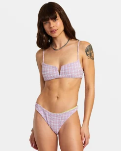 PREPPED V-WIRE BRALETTE BIKINI TOP