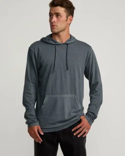 PTC PIGMENT HOODED LONG SLEEVE TEE