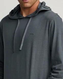 PTC PIGMENT HOODED LONG SLEEVE TEE