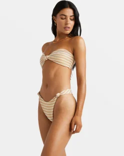 RIPPLE AND TWIST SKIMPY COVERAGE BIKINI BOTTOMS