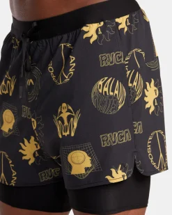 RVCA RUNNER 2-IN-1 SHORTS
