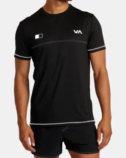 RVCA RUNNER TECHNICAL SHORT SLEEVE TOP