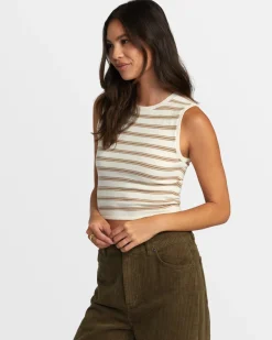 SELECTS SHIVER SWEATER TANK CREW NECK SWEATER