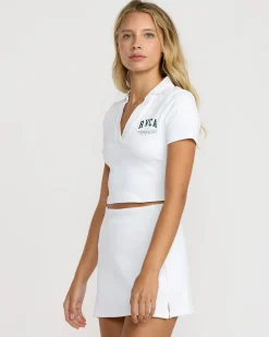 SPORT CHASE CROPPED POLO SHIRT