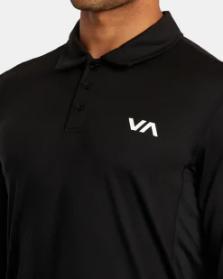 SPORT VENT LONG SLEEVE POLO TEE