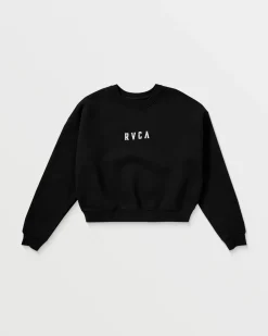 STACKED COURT CREW SWEATSHIRT