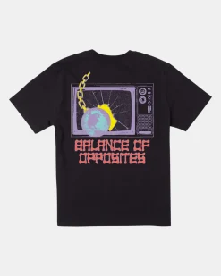STATIC CHANNEL TEE