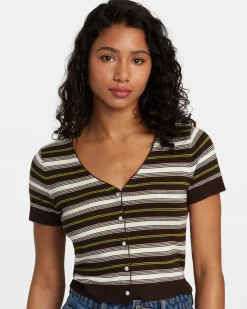 TAYLOR SWEATER TOP V-NECK SWEATER