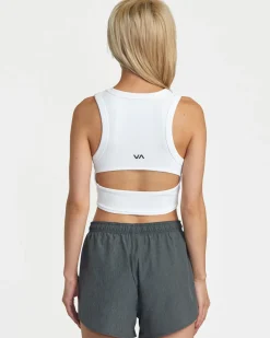 VA CUT OUT CROPPED TANK TOP